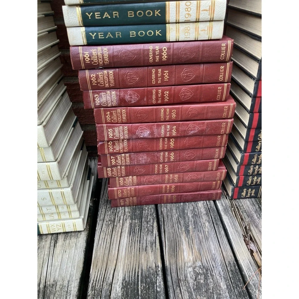 Massive Academia Lot!! VTG World Book Encyclopedia,Collier's Encyclopedia, Etc